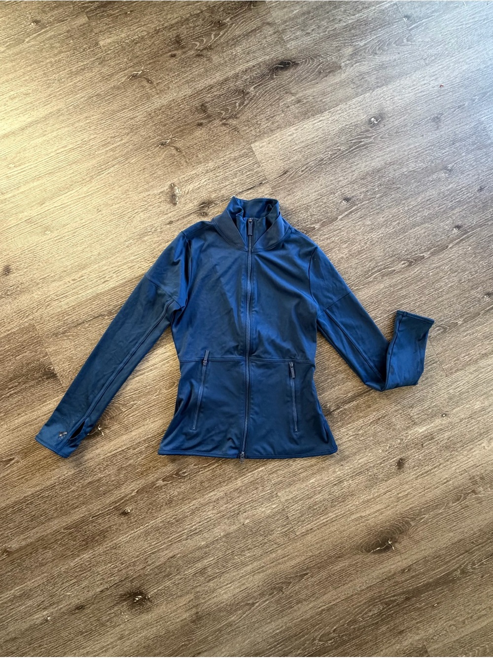 Adidas by Stella McCartney Navy Zip-Up Utility Jacket